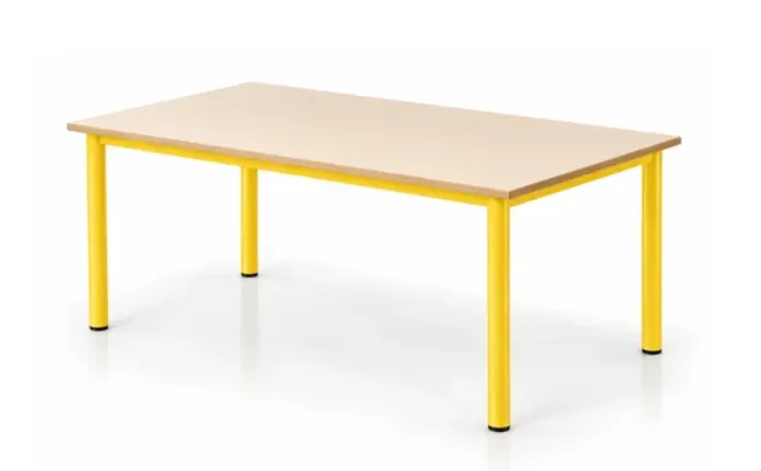 Table rectangulaire pour crèches 120x50 cm, Taille 0 et taille 1 (Taille 0, Bleu)