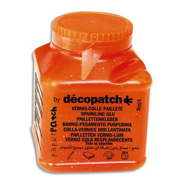 [1307] Vernis Colle Pailleté Transparent 150g pour activités créatives