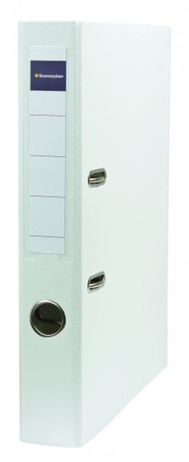 Classeur A4 avec levier et poche pour étiquette, lot de 2