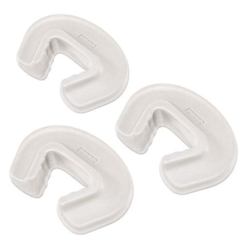 [1643_LOT] Butée de porte transparente anti-pincement, lot de 3