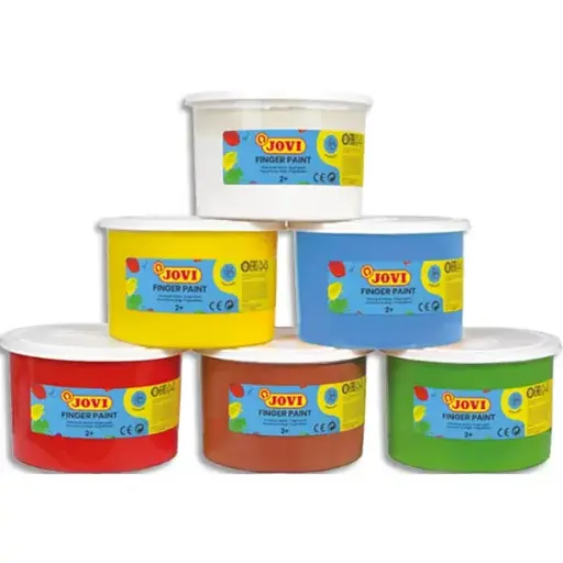 [1716] Peinture - Assortiment de gouache lavable pour enfants - 6 bouteilles de 500 mL