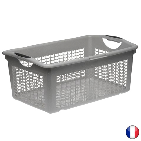 [1914] Corbeille à linge grand format 60L en polyéthylène