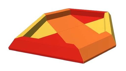 Combinaison de tapis en mousse pour bébés 375x270x25cm - 6 éléments