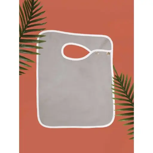 [2030] Bavoir imperméable à pression de côté 35x50cm, lot de 5