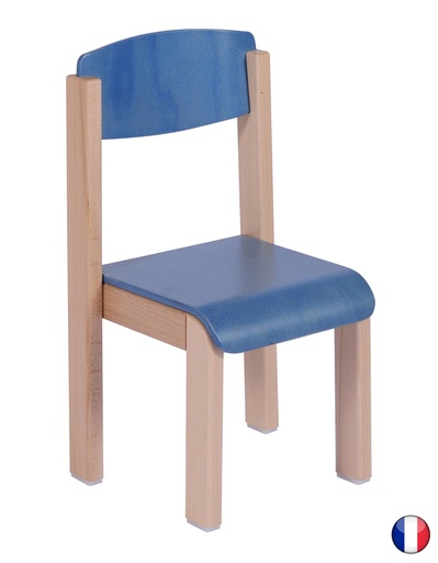 Chaises petite enfance en hêtre - piètement massif, Taille 0
