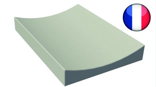 Matelas de change à rebords sécurisés 700 x 500 mm