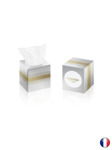 [2080] Boîte de mouchoirs cube prestige 60 formats, carton de 30
