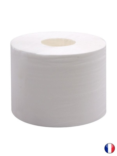 [2204] Papier hygiénique blanc 500 feuilles 2 plis, 6 rouleaux