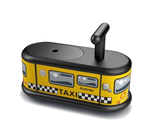 [2241] Porteur à roulettes premier âge, modèle voiture de taxi