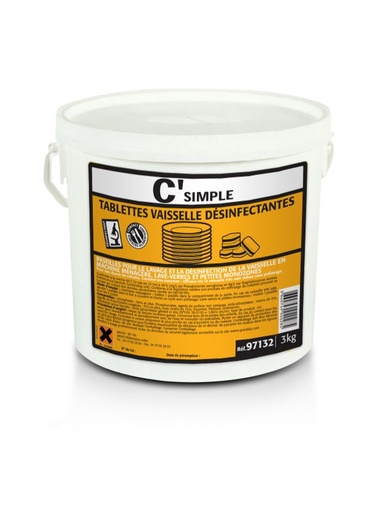 [2316] Pastilles vaisselle désinfectantes pour machine ménagère