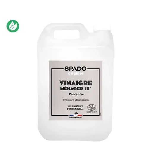 [1380] Vinaigre blanc 18° - Nettoyant naturel et puissant 5L