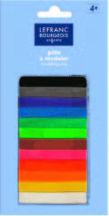 [2635] Pâte à modeler colorée pour enfants, 12 bâtons