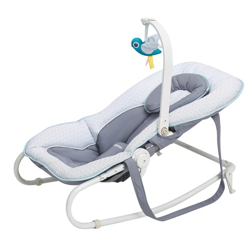 [2741] Transat Pliant Simple pour Enfants - Bleu et Gris