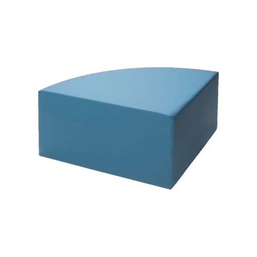 Podium de motricité en mousse 1/4 cercle pour crèche et maternelle, hauteur 20cm