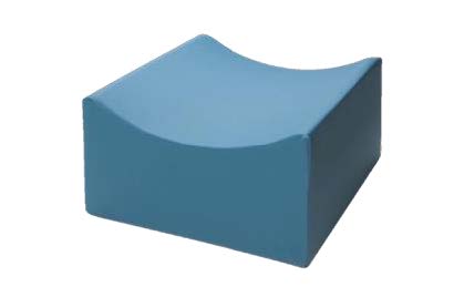 Podium creux en mousse pour crèche, hauteur 20cm