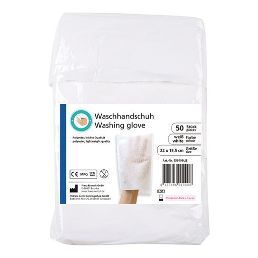 [1539] Gants de toilette jetables pour usage professionnel