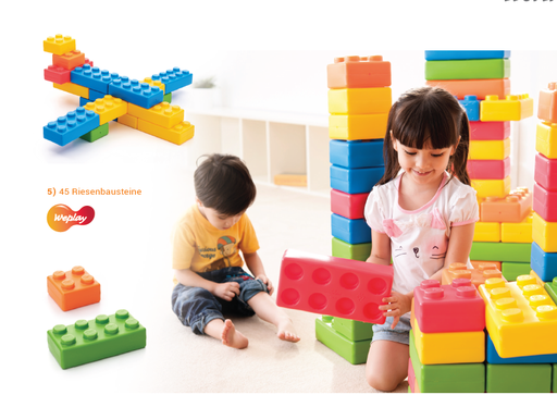 [3107] Blocs de construction format Medium, 45 pièces