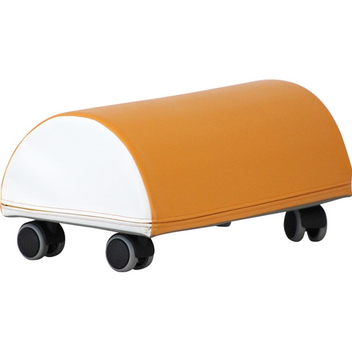 [3162] Famille Rollo, Porteur en mousse à roulettes, Orange