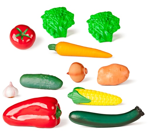 [3212] Panier de Légumes en Jouet - 11 Pièces pour Enfants 3-9 ans