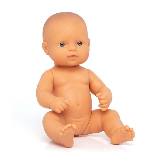 [3233] Poupée ethnique premier âge 32cm, fille type européenne