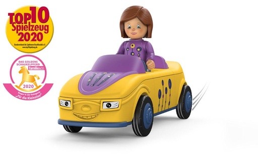 [3363] Véhicule à assembler Zoe Zoomy en 3 pièces avec moteur à friction pour enfants