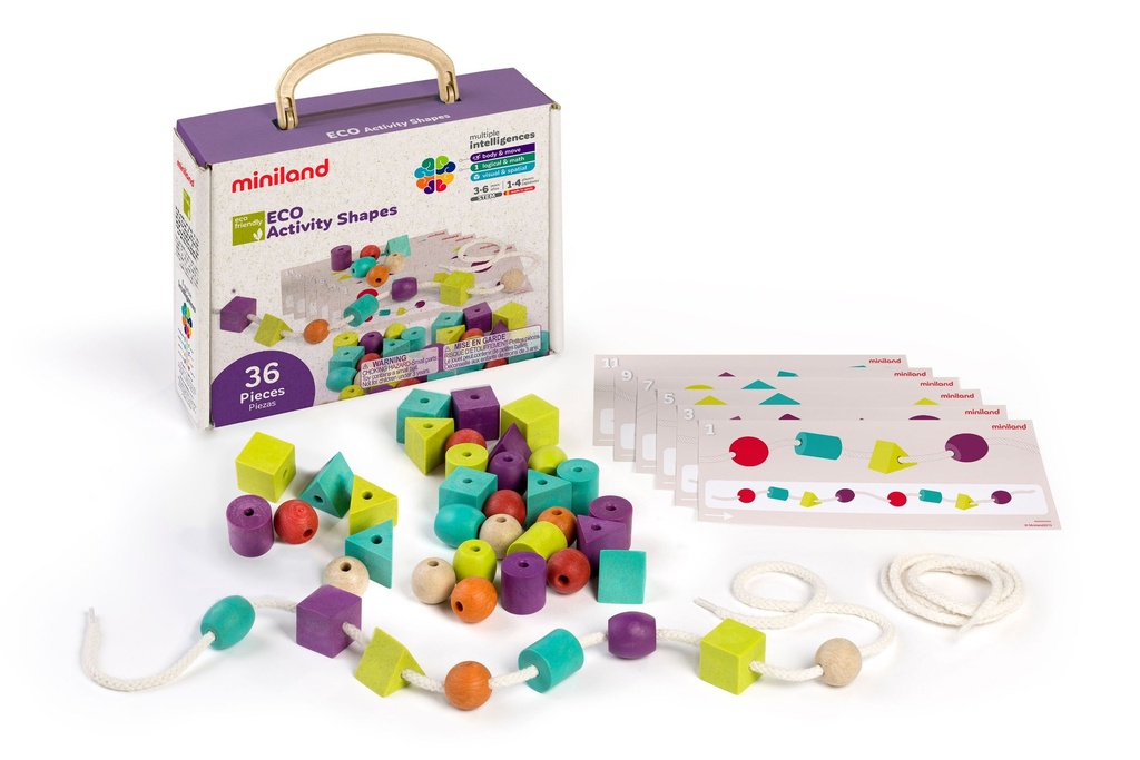 Jeu De Perles à Clipser – Motricité Fine – 40 Perles, 24 Cartes – Cadeau éducatif Dès 3 Ans