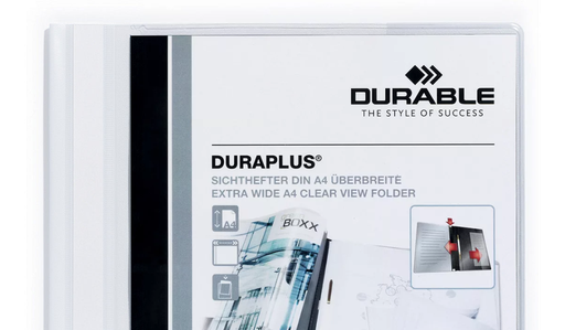 Chemise d'archivage A4 avec couverture transparente, lot de 5