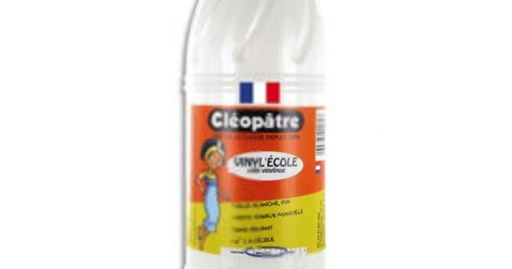[3438] Colle Blanche Vinylique Polyvalente - Flacon 1 Litre