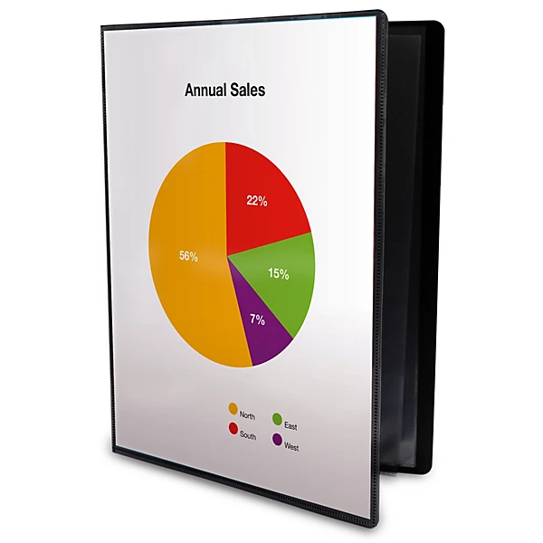 [4502] Protège-documents A4 avec 24 pochettes transparentes