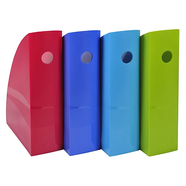 [4509_LOT] Range-revues grande capacité pour documents A4, lot de 4