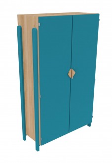 Armoire K'Briol 2 portes h180 verni naturel ou coloré pour professionnels