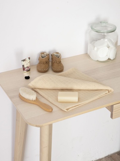 [4968] Lange carré étamine ultra doux en coton bio sans teinture, lot de 15