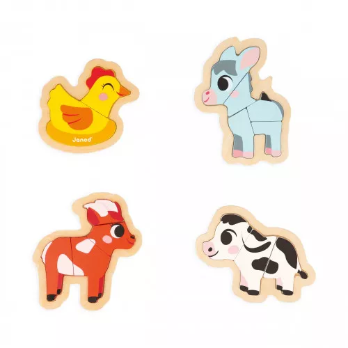 [6035] Puzzles évolutifs pour enfants sur le thème de la ferme