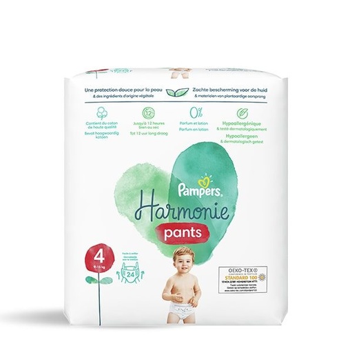Couches PANTS Pampers Harmonie écologique