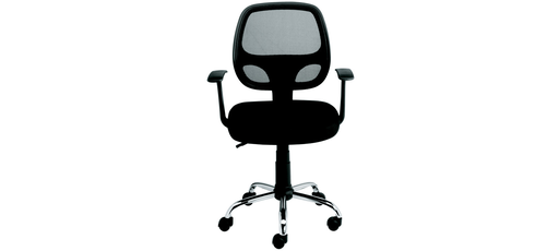 [6768] Siège de Bureau Compact avec Dossier Ergonomique en Maille