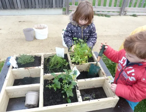 [6816] Carré potager pour sensibiliser les enfants à la nature