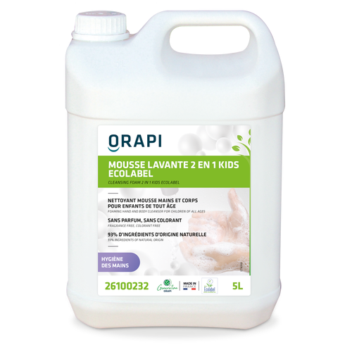 Mousse Lavante savon 2 en 1 pour Enfants – Peaux Sensibles