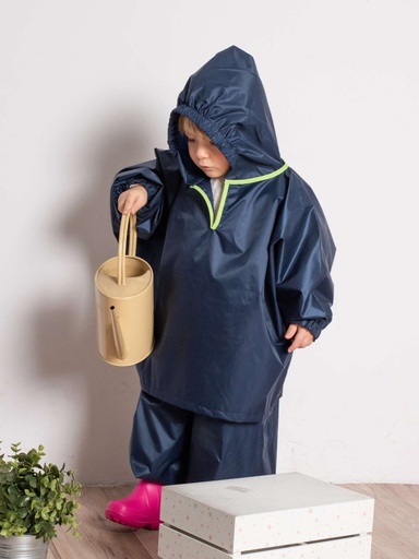 Cape de pluie imperméable pour enfants avec manche chauve-souris