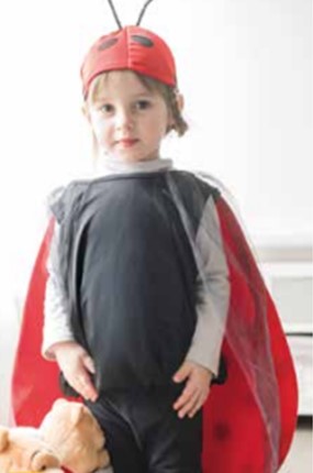 [8908] Déguisement coccinelle pour enfants 3 à 5 ans