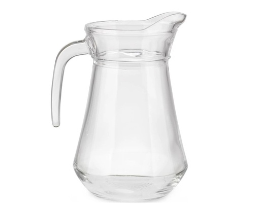 [9103_LOT] Pichet en verre 100 cl - Transparent - Lot de 6