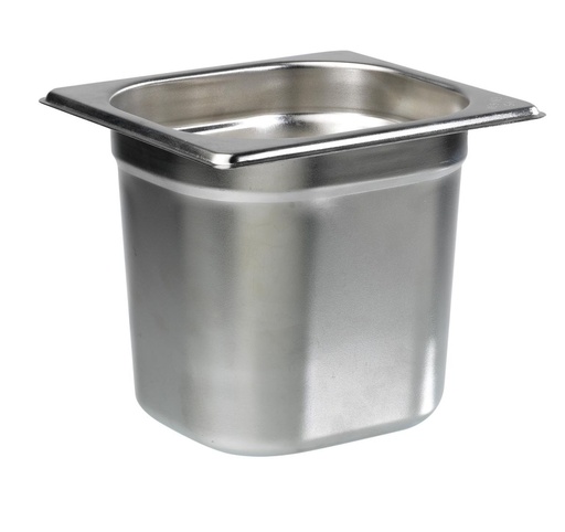 [9319] Bac Gastro Inox GN1/6 profondeur 100, format medium