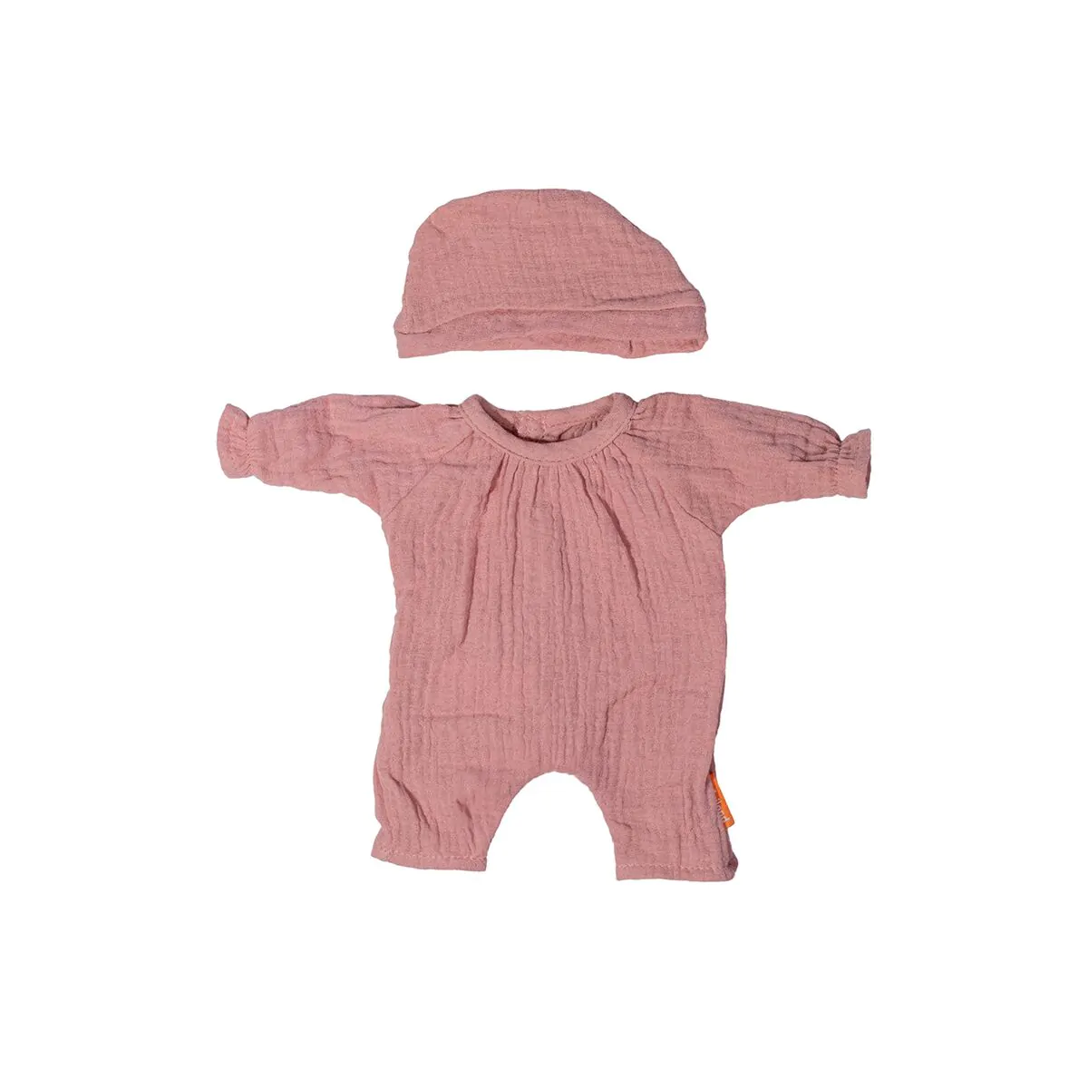 [9345] Pyjama et chapeau roses pour poupée de 32 cm - Ensemble doux et douillet