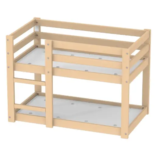 [9286] Lit superposé maternelle DREAMS en hêtre massif