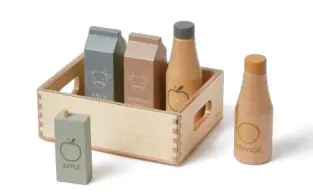 [S250717] Dinette en bois – Lot de 6 boissons pour jeu d’imitation