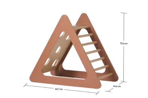 Tour de jeu – format midi – triangle d’escalade en bois